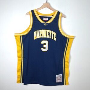 Mitchell & Ness Dwyane Wade Marquette Jersey NCAA Basketball Swingman XLT